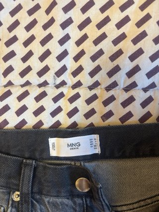 Pantalón Mango Talla 36/38 bicolor