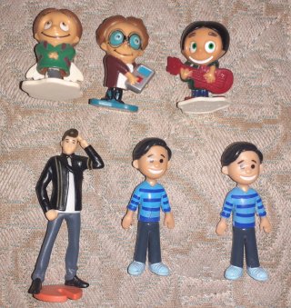 6 Figuras Juguetes Colección