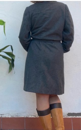 Abrigo Zegna Talla XL Gris