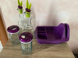 Set Olio Aceto Sale Pepe Viola Design