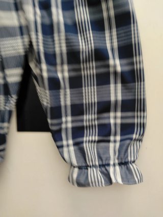 Pololos falleros cuadros azul y blanco