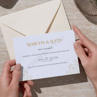Invitacion personalizada para Boda