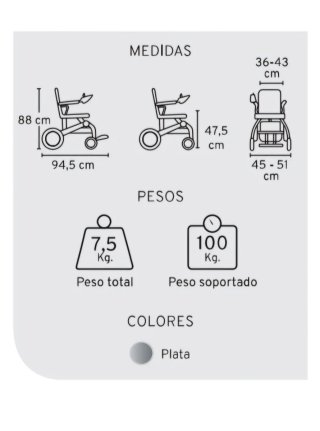 Silla de ruedas prácticamente nueva