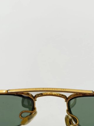 Ray-Ban USA Vintage Occhiali da Sole Oro/Verde