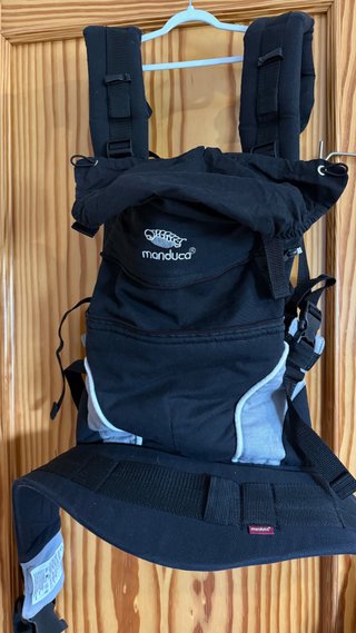 Mochila Portabebés Manduca Negra
