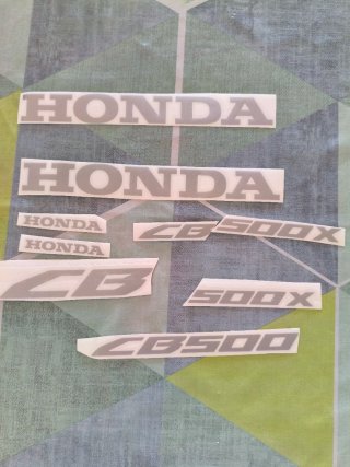 Pegatinas Honda CB500X Plata