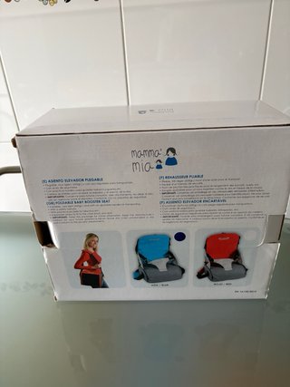 Trona/asiento elevador infantil viaje