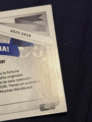 Carta Firmada Tiago Almada - Panini