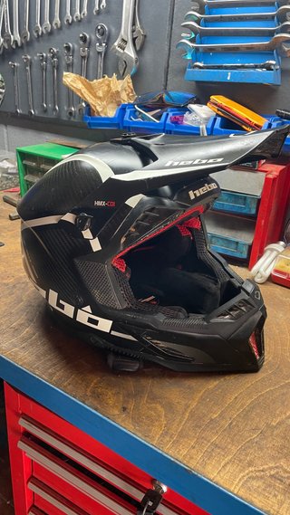 Casco motocross hebo