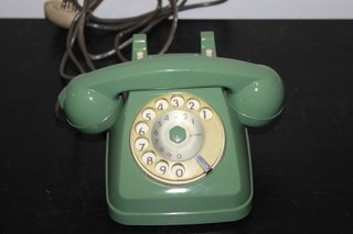 Telefono Verniciato Verde Non Testato Italia 1960