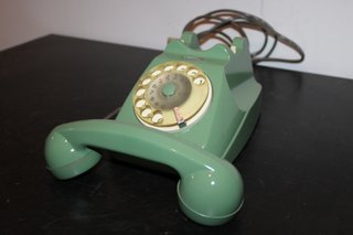 Telefono Verniciato Verde Non Testato Italia 1960