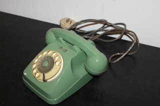 Telefono Verniciato Verde Non Testato Italia 1960