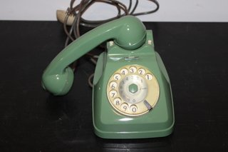 Telefono Verniciato Verde Non Testato Italia 1960