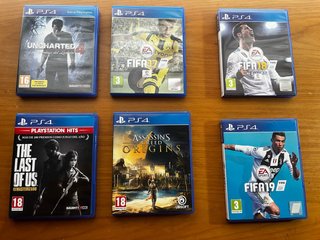 Lote 6 Giochi PS4: FIFA, Uncharted, The Last of Us
