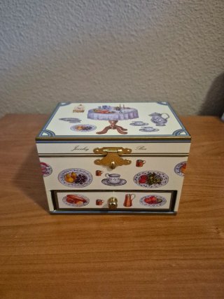 Joyero Musical Vintage con Cuerda - ¡FUNCIONA!