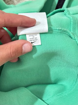 Nike Tech Fleece Verde Talla XS