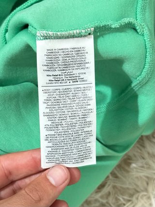 Nike Tech Fleece Verde Talla XS