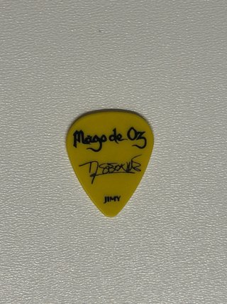 Púa Mago de Oz Firmada por Txus