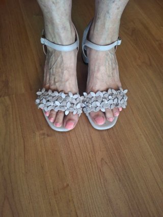 Sandalias Geox Lila Flores