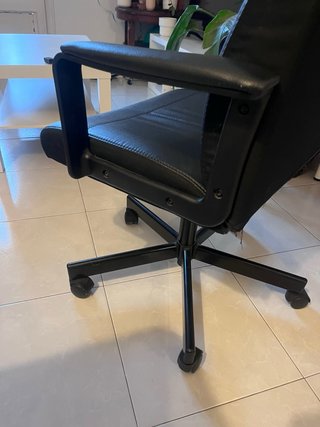 Silla de escritorio Ikea Millberget Negra