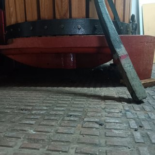 Prensa para bodega, vino, uvas