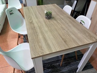 Conjunto Comedor Mesa 138cm y 4 Sillas