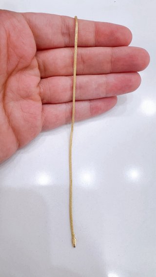 Bracciale maglia milanese in oro giallo 18kt 750