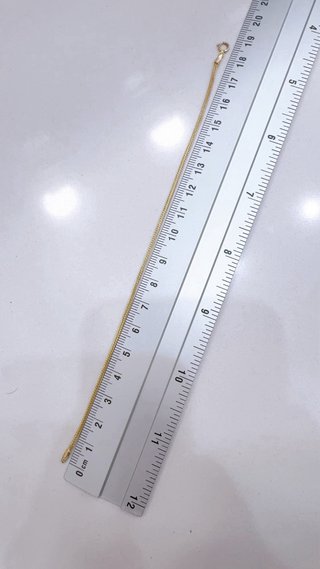 Bracciale maglia milanese in oro giallo 18kt 750