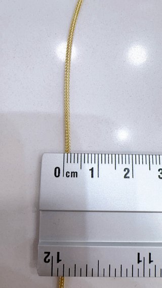 Bracciale maglia milanese in oro giallo 18kt 750