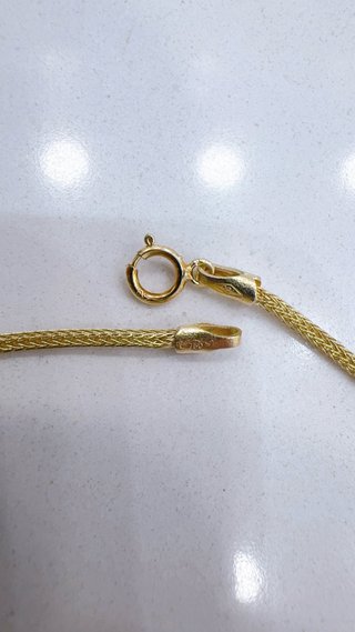 Bracciale maglia milanese in oro giallo 18kt 750