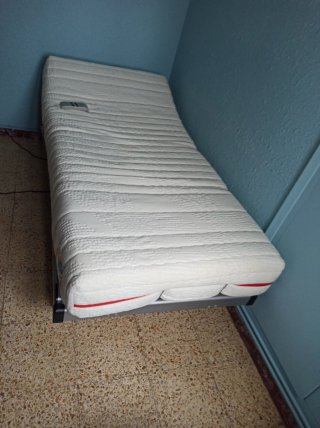 Cama articulada eléctrica con colchón