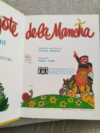 Don Quijote de la Mancha. Edición infantil. 1988.