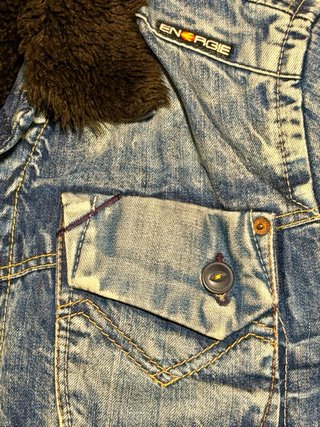 Chaqueta vaquera Energie forro borrego Talla L