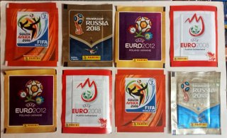 16 sobres cromos Panini Mundial Eurocopa