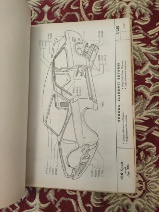 Catalogo Fiat 124 Sport Coupé BC