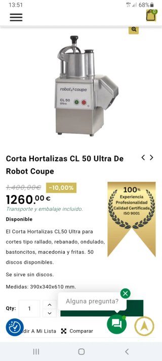 Robot Coupe CL50