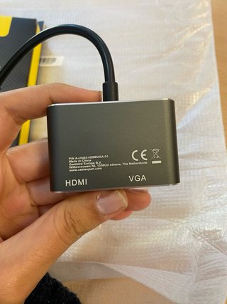 Adaptador USB 3.0 a HDMI + VGA Cablexpert