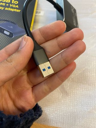 Adaptador USB 3.0 a HDMI + VGA Cablexpert