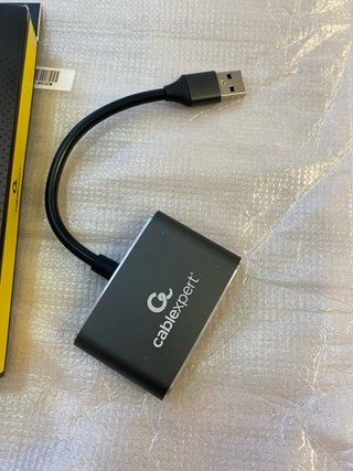 Adaptador USB 3.0 a HDMI + VGA Cablexpert
