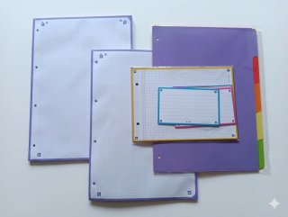 Carpeta Oxford fucsia separadores y recambios