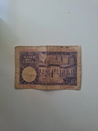 Billete 25 Pesetas Banco de España 1954