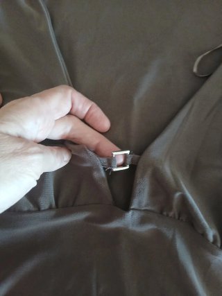 Camiseta Stradivarius marrón talla XS