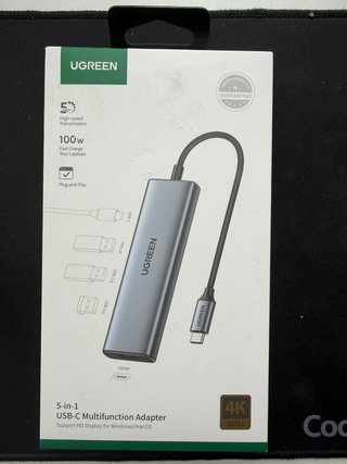UGREEN Adaptador Multifunción USB-C 5 en 1