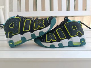 Nike Air More Uptempo nero/verde