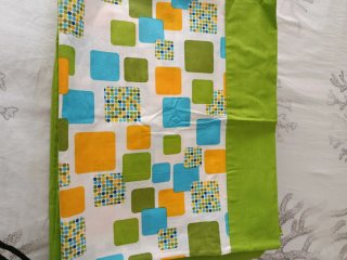 Juego Sábanas Cama 135 Verde y Multicolor