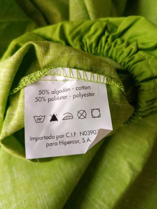 Juego Sábanas Cama 135 Verde y Multicolor