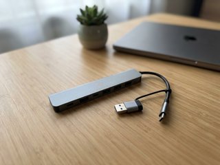 Hub USB-C 7-en-1 + Adaptador USB-A | Mac, Windows