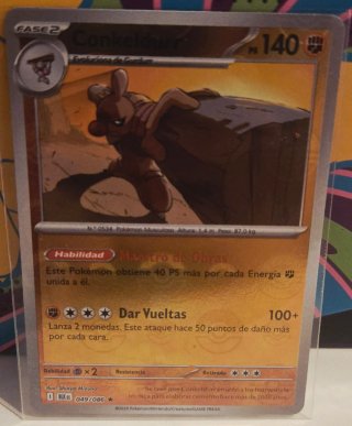 Carta Pokémon Conkeldurr (BLK ES 049)