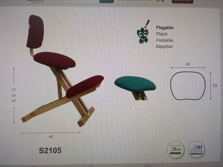 Silla Ecopostural S2105 ergonómica