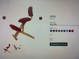 Silla Ecopostural S2105 ergonómica
